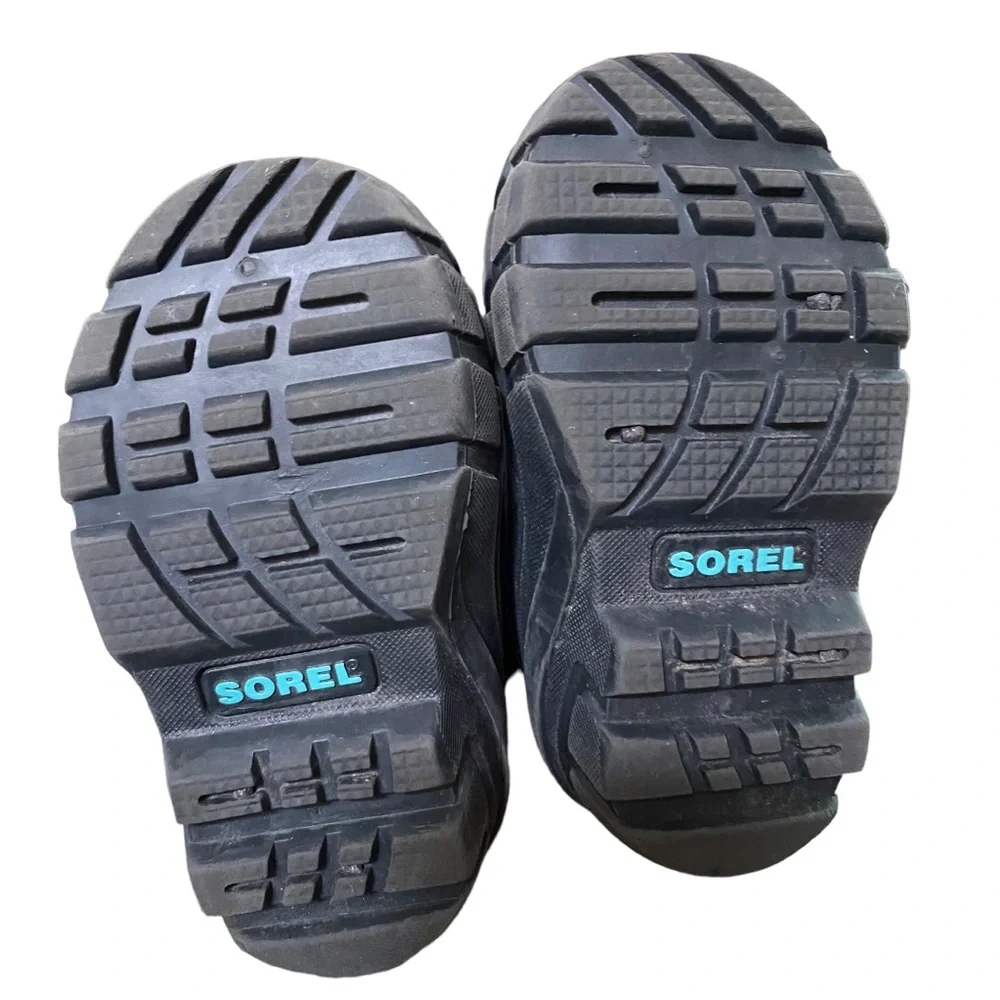 SNOW BOOTS SOREL Childrens Cub NC 1881-551 Purple Arrow/Shark size 7 Little Kids